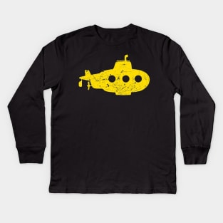 yellow submarine Kids Long Sleeve T-Shirt